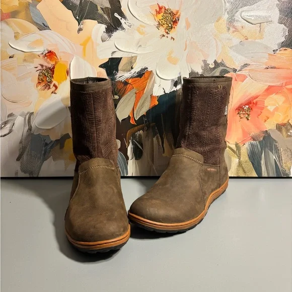 Merrell Women's Dark Brown Winter Boots - Picture 2 of 11